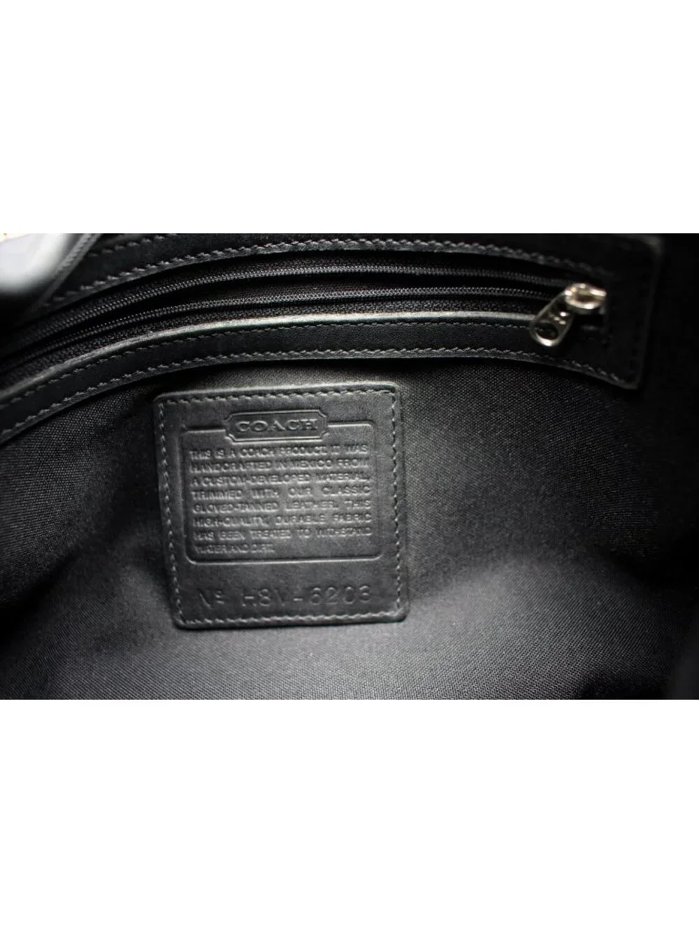 Coach Vintage - Ergo Neo Pocket Zip in Black with Nickel Hardware, Mexico 1998